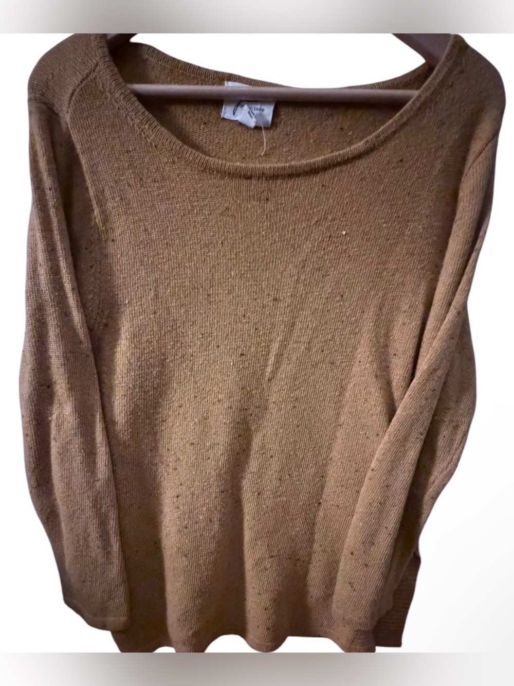 Andrea‎ Jovine Knit Sweater Pullover Yellow Size XL